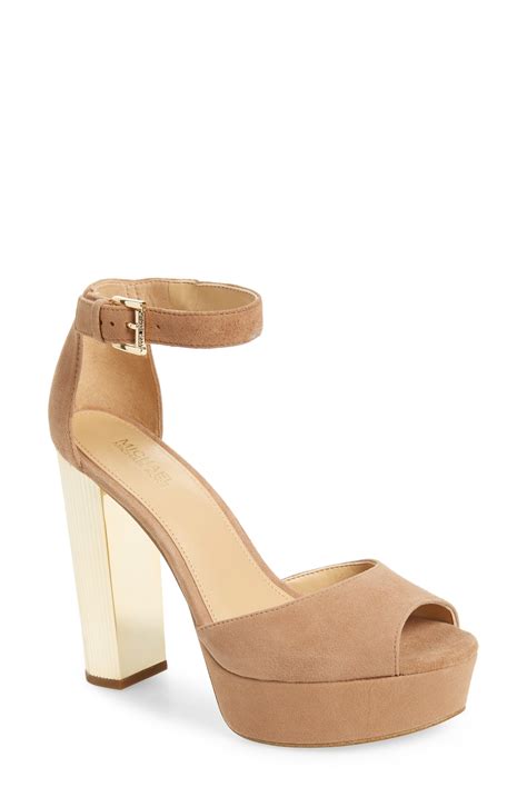 michael kors paloma platform sandals|Paloma Leather Platform Sandal .